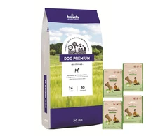 Bosch Tiernahrung bosch Dog Premium 20kg + Sammys Herbal Bones 4kg