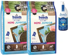 Bosch Petfood Mini Junior 2kg + lašišų aliejus 250ml