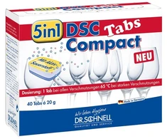 Dr Schnell Indaplovių tabletės 5 in 1 DSC COMPACT TABS