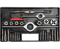 Cztool Sriegiklių ir sriegpjovių rinkinys 32 vnt. M3-M12 (Čekija) (24900)
