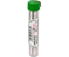Cynel BRIŠIKLIS, BEŠVINIS LITUODAS SU FLUX BUTELU 1.0MM, 14G, SN99,3CU0.7