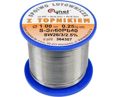 Toya Sa Poland Lydmetalio viela Ø 1,00mm. 250g su fliusu (76811)