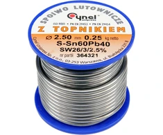 Toya Sa Poland Lydmetalio viela Ø 2,50mm. 250g su fliusu (76823)