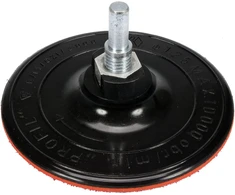 Padas gręžtuvui/kampiniam šlifuokliui guminis, limpantis Vorel | d-125mm (euro)