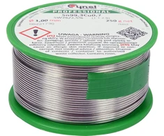 RIŠATIKLIS, BEŠVINIS LIDUOTUVAS SU SRAUTU ANT RITINĖS 1.0MM, 250G, SN99,3CU0.7