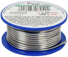 RIŠTUVAS, LYDYMO LAIDAS VARINEI ĮRENGIMUI ANT RIČIŲ 1.5MM, 100G, SN97CU3