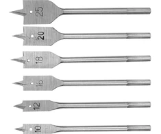 Grąžtas VOREL veleno grąžtų rinkinys, 6 vnt., 10–25 mm, 22500