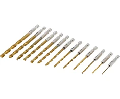 Grąžtas STHOR GRĄŽTAI METALUI, rinkinys 13 vnt., HEX