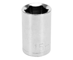 STHOR NASADKA SZEŚCIOKĄTNA 1/2" KRÓTKA 15mm