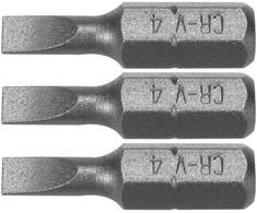 Sthor BITS 1/4''X25 MM, 4MM 3 VNT