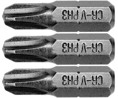 Sthor BITS 1/4''X25 MM PH3 3 VNT