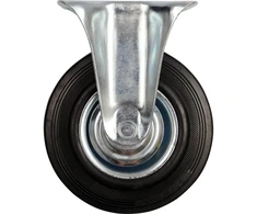 VOREL FIKSUOTAS RATUKAS SU JUODA GUMA 100mm