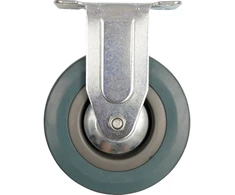VOREL KOŁO STAŁE Z SZARĄ GUMĄ 125mm