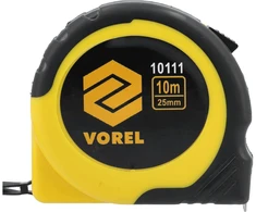 Ruletė geltona Vorel | 10m x 25 mm