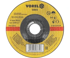 VOREL TARCZA DO SZLIFOWANIA METALU 125 x 6,8 x 22,2mm 08665