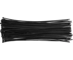 VOREL PLASTIKINĖ JUOSTELĖ JUODA 150 * 2,5 /100 vnt. 73893