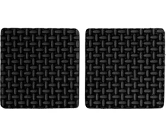 Toya Sa Poland Lipnūs padukai baldams juodi 85x85mm 2vnt. (74898)