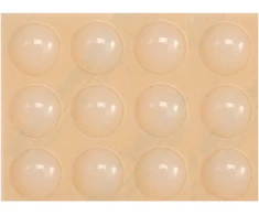 Vorel Toya Sa Poland Lipnūs padukai baldams silikoniniai skaidrūs 13mm 12vnt. (74912)