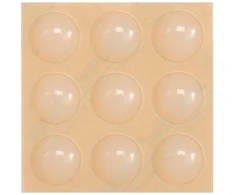Vorel Toya Sa Poland Lipnūs padukai baldams silikoniniai skaidrūs 15mm 9vnt. (74913)
