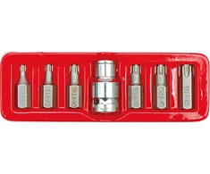 Vorel Toya Sa Poland Antgalių rinkinys TORX, 7 dalių, 30mm ilgio (66570)