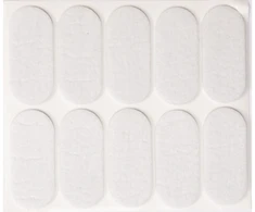 Padukai baldams lipnūs veltinio balti Vorel | 20x45mm, 10vnt.
