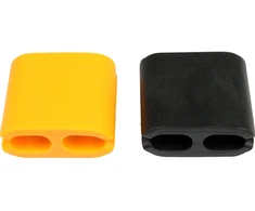 Vorel KABELIŲ LAIKIKLIAI, VIDUTINIAI, JUODI-GELTONI | 4 VNT. (74974)