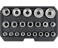 Toya Sa Poland Galvučių rinkinys, 12 kampų | 12,5 mm (1/2") | 8 - 36 mm | 21 vnt (YT-12630)