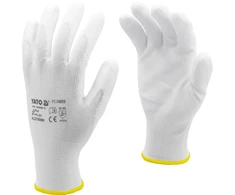 YATO RĘKAWICE NYLON/PU balta 10 7470