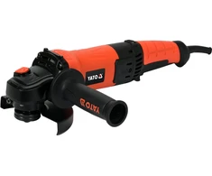 Yato 1400 W 125 mm kampinis šlifuoklis su galine rankena ir greičio reguliavimu 3000-12000 RPM