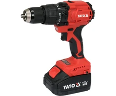 Smūginis suktuvas-gręžtuvas Yato YT-8277915; 18 V; 2x4,0 Ah akum.