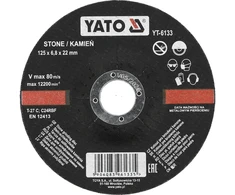 Yato AKMENS ŠLIFIMO DISKAS 125X6,8X22 MM / 5 VNT.