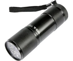 Yato ALIUMININIS DEGILAS, 9 LED, Juodas
