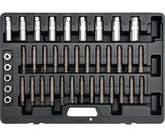 Rinkinys Yato YT-0628; 1/4''; 39 vnt.