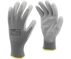 YATO NAILONINĖS PIRŠTINĖS PILKOS 10 7472