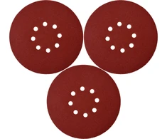 Yato APVALUS ŠVIRTINIS POPIERIUS SU VELCRO 180 MM P240 / 3 Vnt.