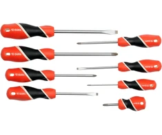 YATO SUKTUČIŲ RINKINYS 8 vnt. FLAT / CROSS S2 58 HRC 25966