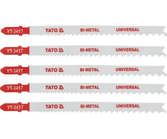 Yato Toya Sa Poland Pjūkliukai siaurapjūkliui 5vnt, 10~5TPI / 2.4~5.0mm (universalūs) (YT-3417)