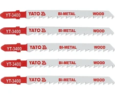 Toya Sa Poland Pjūkliukai siaurapjūkliui 5vnt. 6 TPI / 4mm (medis) (YT-3400)