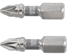 Yato BITS 1/4''X25 MM PZ1 2 PCS NI