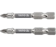 Yato BITS 1/4''X50 MM PZ1 2 PCS NI