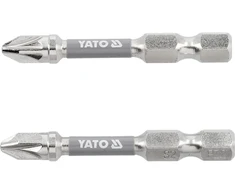 Yato BITS 1/4''X50 MM PZ2 2 PCS NI