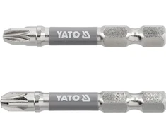 Yato BITS 1/4''X50 MM PZ3 2 PCS NI
