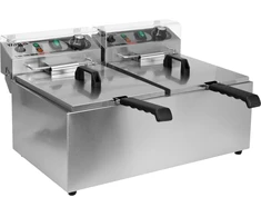 Toya Sa Poland Elektrinė gruzdintuvė dviguba | 2 × 8 l | 2 × 3,3 kW (YG-04623)