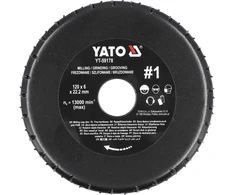 Yato FREŽAS, PRIEKINIS RASP 120X6 KAMPINIUI