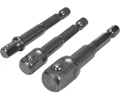YATO HEX ADAPTERIAI LIZDAI 1/4 3/8 1/2" RINKINYS.