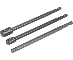 YATO ADAPTER HEX DO NASADEK KPL.3 vnt.. (1/4", 3/8", 1/2")