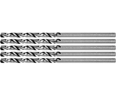 Grąžtas Yato HSS PREMIUM METAL DRILL DRILL DRILL 2,5 MM, skirtas GRĖŽTI INOX PLIENE / 5 VNT.