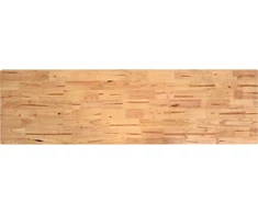 Yato Medinis stalviršis 198x45.7x2.5cm, 3 spintelėms, iš kaučiukmedžio, darbastaliui