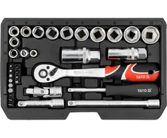 Yato ĮRANKIŲ RINKINYS 1/4"; 3/8" 34 VNT