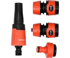 Yato JUNGTIES RINKINYS SU PURŠKUMU, 4Vnt., 1/2'' IR 3/4''